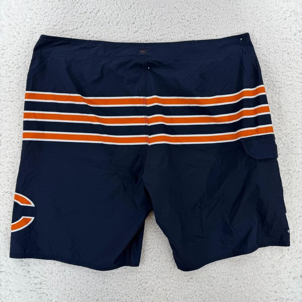 Quiksilver Chicago Bears NFL Board Shorts Mens 44 Blue Football Swim Trunks